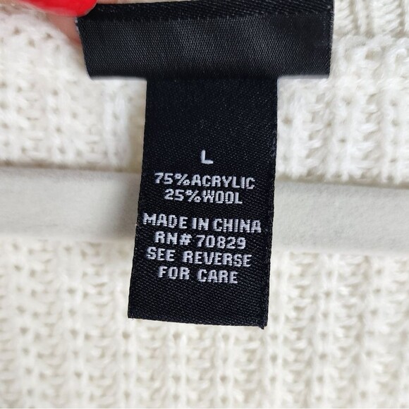 Rue 21 Ribbed Crop Sweater Top Tricolor Size L juniors - Picture 3 of 11